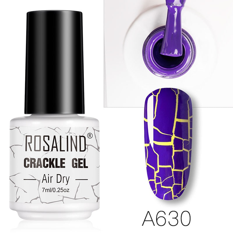 Esmalte de Unha Gel Rosalind - Efeito Crackle